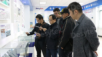 江蘇沙鋼集團有限公司領導蒞臨迪賽環保參觀考察